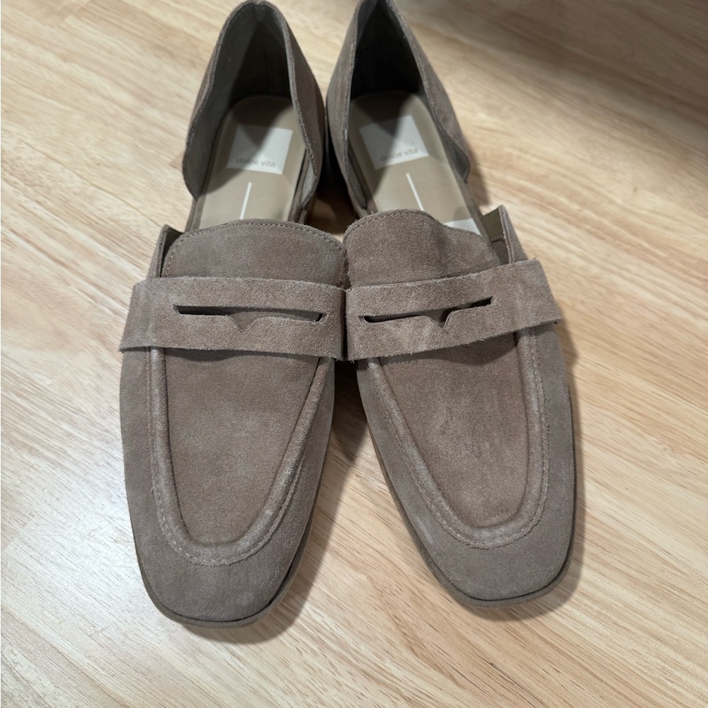 Dolce Vita Tan Suede Loafers